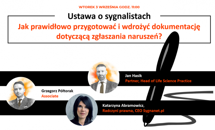Sygnaliści: jak prawidłowo przygotować dokumentację dotyczącą zgłaszania naruszeń? [webinar]