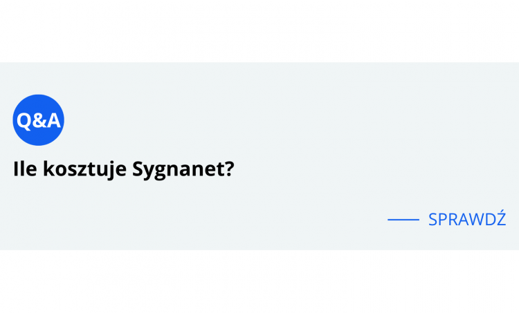 Cena Sygnanet: ile kosztuje system do przyjmowania zgłoszeń?